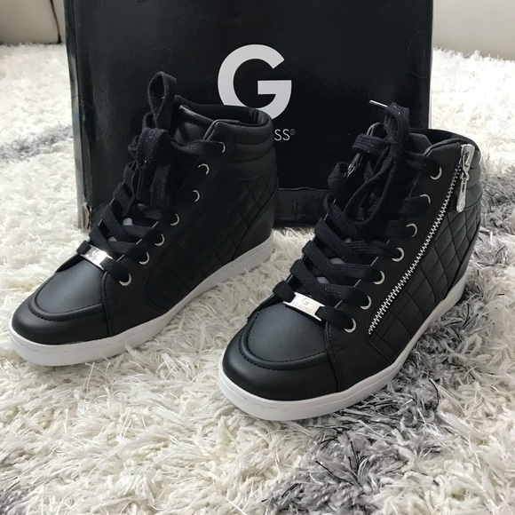 g by guess wedge sneakers